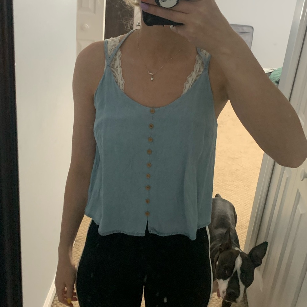 Jean inspired tank top